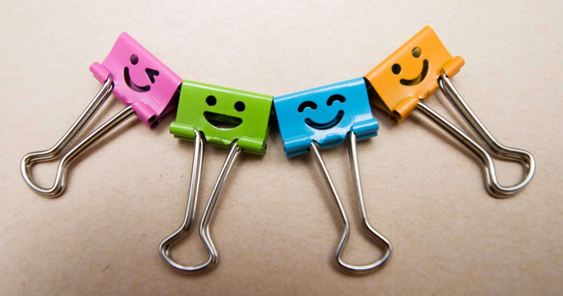 paper clip work happy
