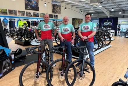 Mark’s Mission – Tollers supports cycling initiative to raise vital funds.